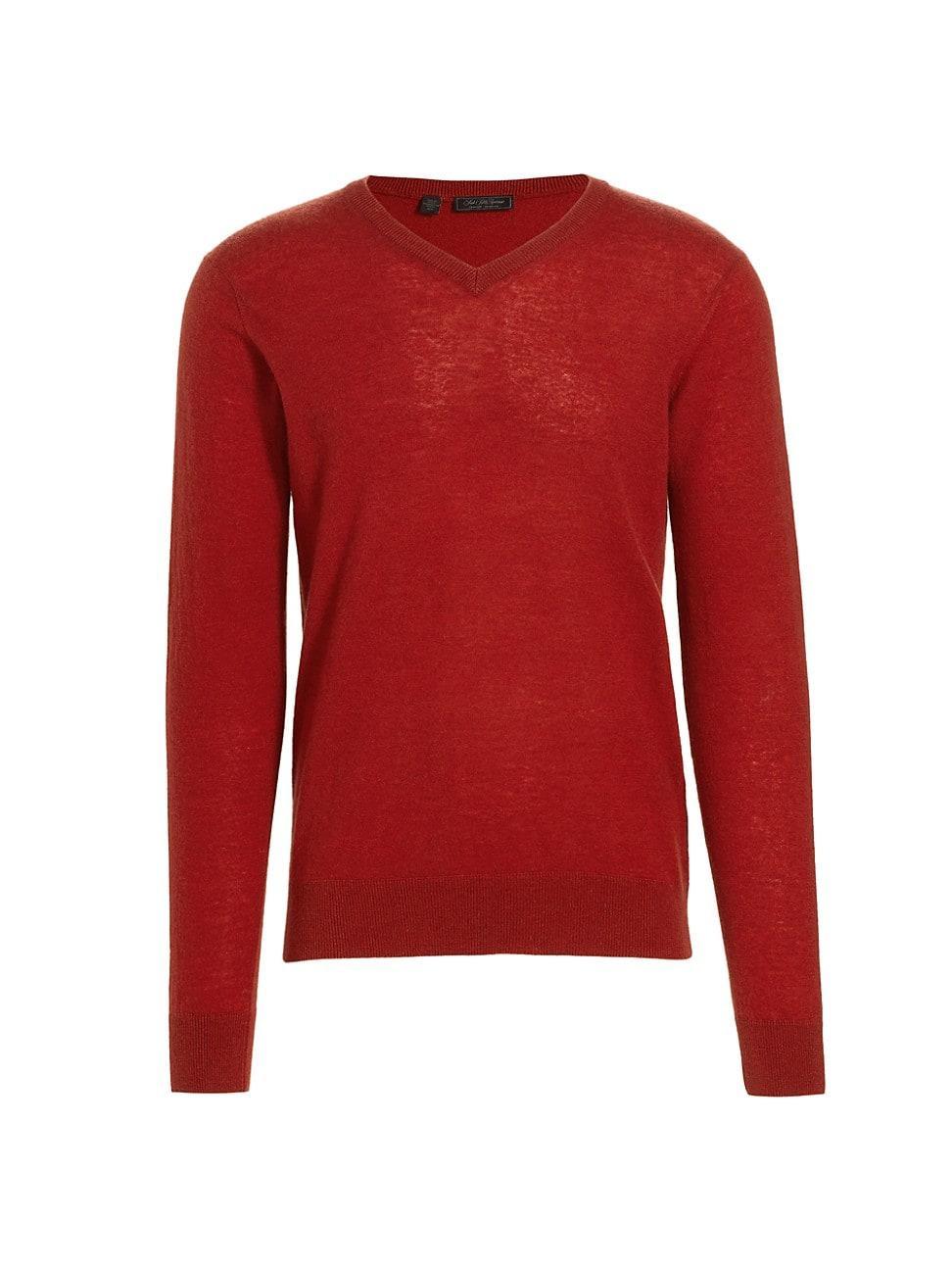 Mens COLLECTION Lightweight Cashmere Vneck Product Image