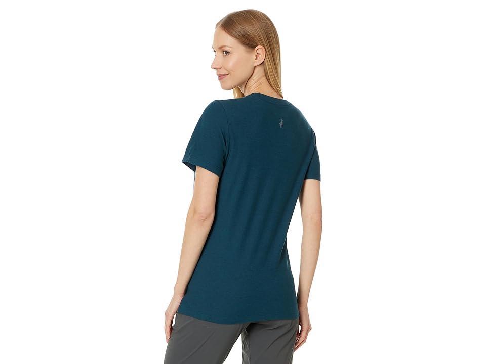 Smartwool Guardian Of The Skies Graphic Short Sleeve Tee (Twilight Blue) Women's Clothing Product Image