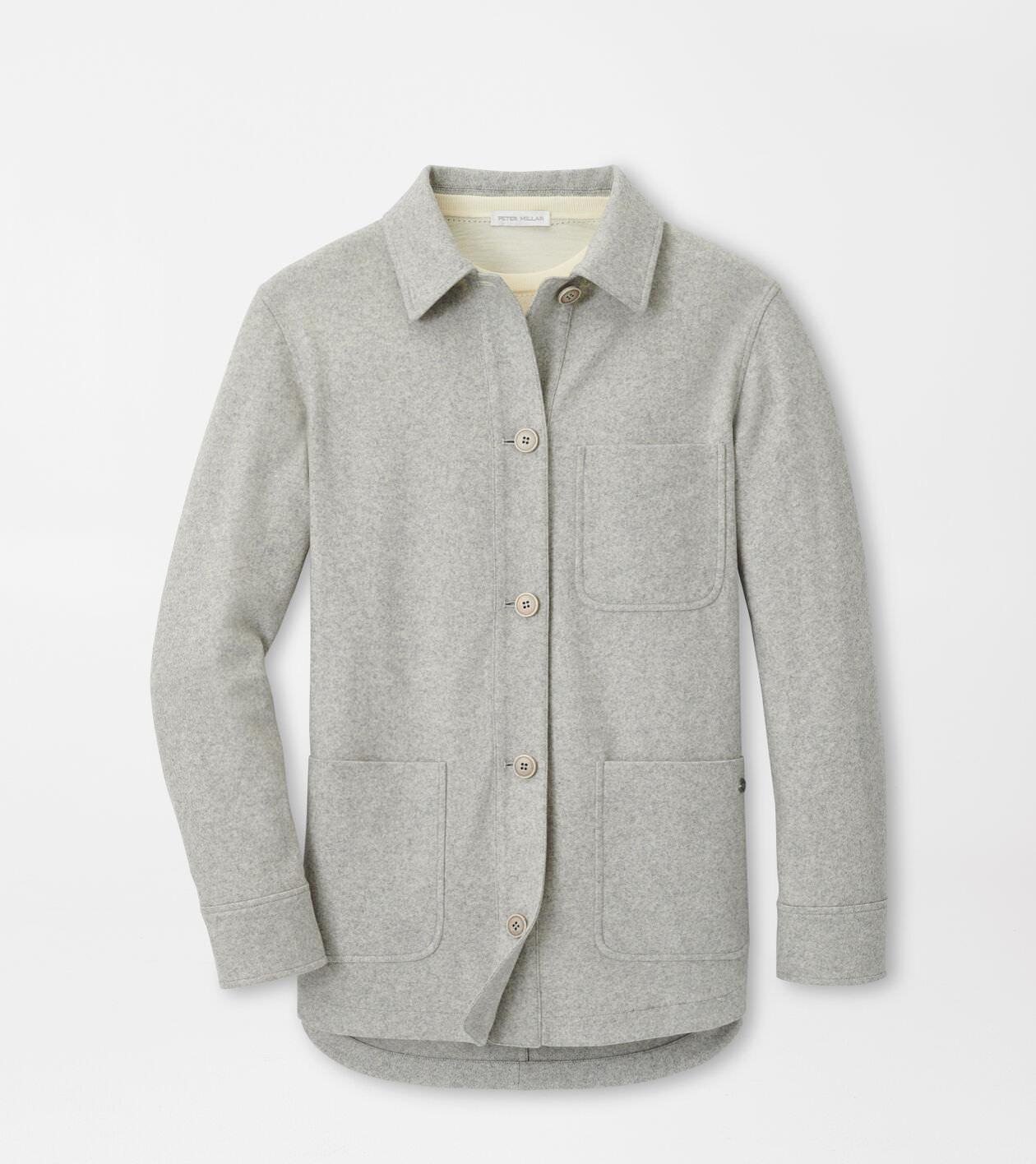 Women's Artisan Crafted Cashmere Chore Coat Product Image