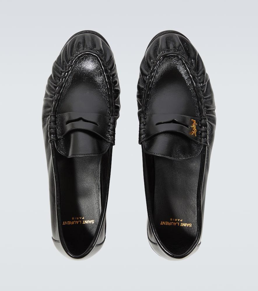 Le Loafer Monogram Leather Loafers In Black Product Image