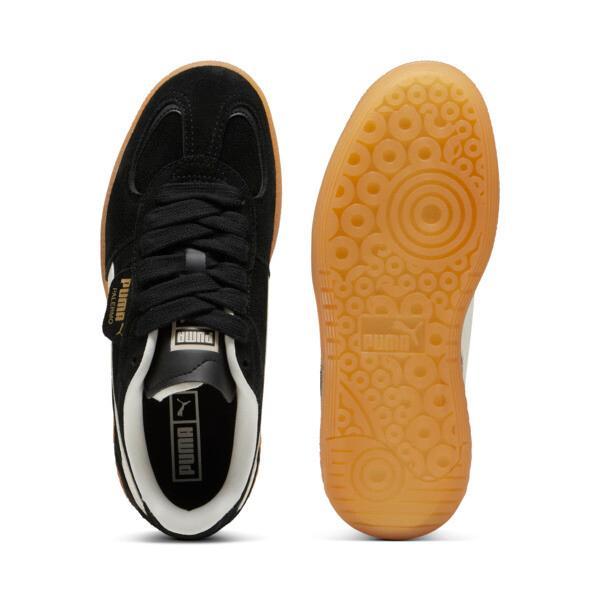 PUMA Palermo Moda Xtra Gum Sneakers Women in Black/Frosted Ivory/Gold Product Image