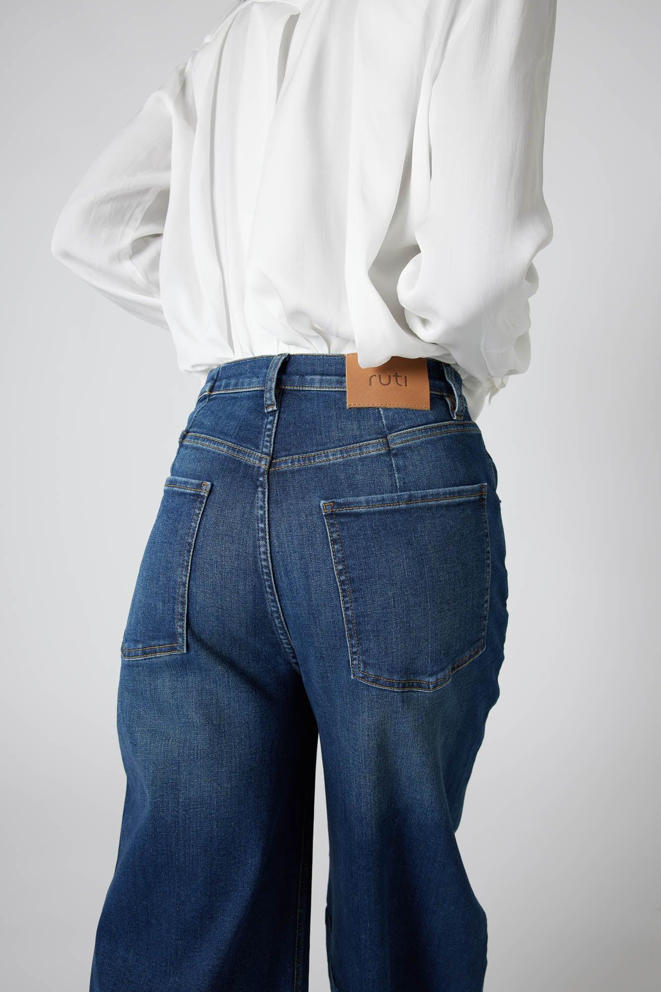 Fearless Wide Leg Denim Pants Product Image