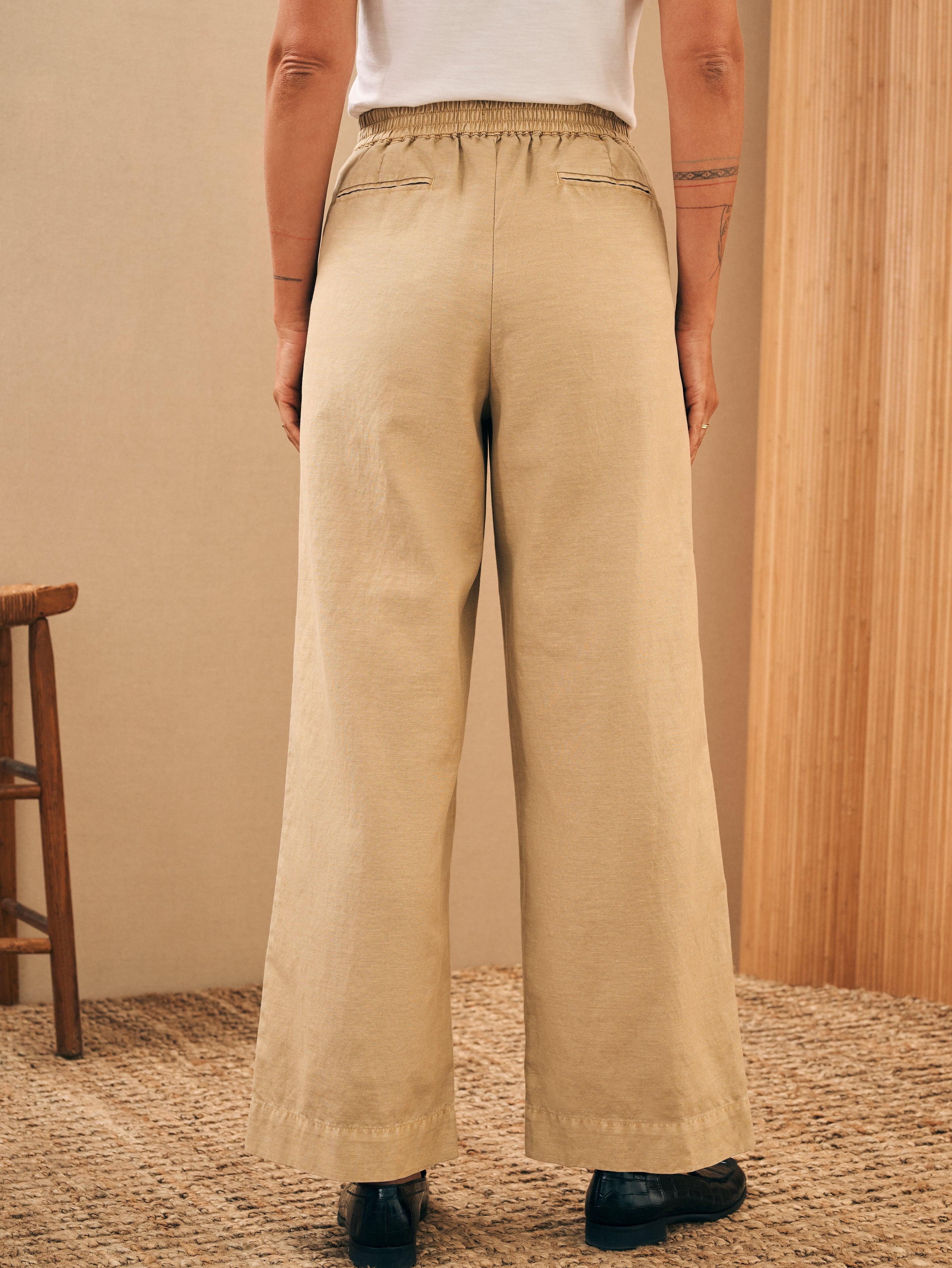 Cotton Canvas Marin Trouser - Safari Female Product Image