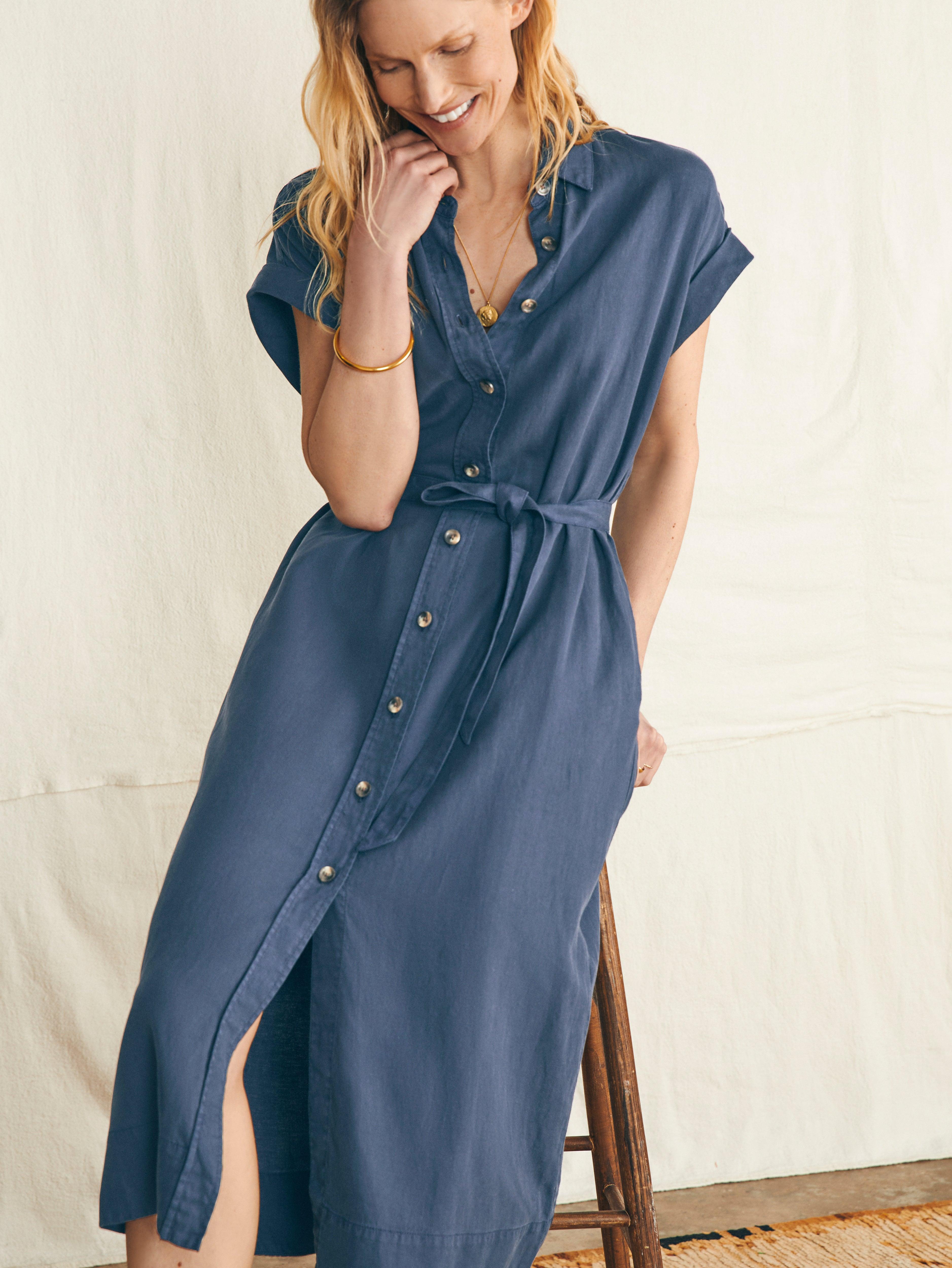 Arlie Shirtdress - Navy Blazer Female Product Image