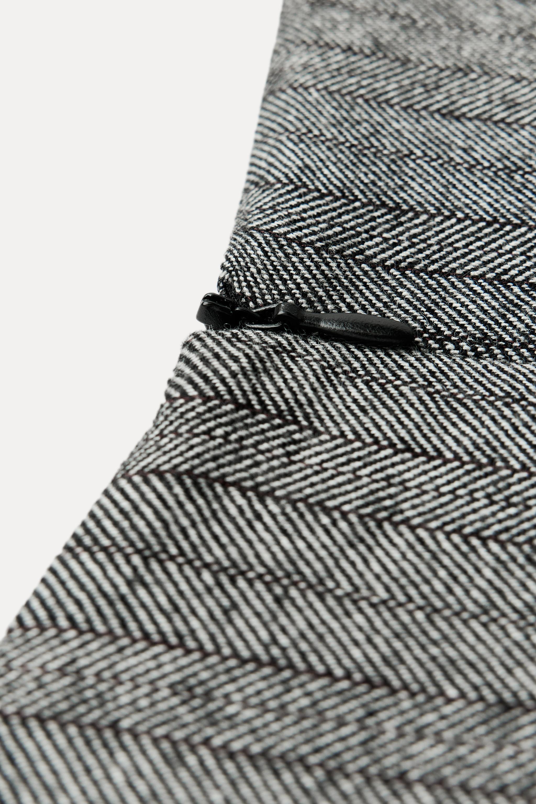 HERRINGBONE GODETS DRESS ZW COLLECTION Product Image