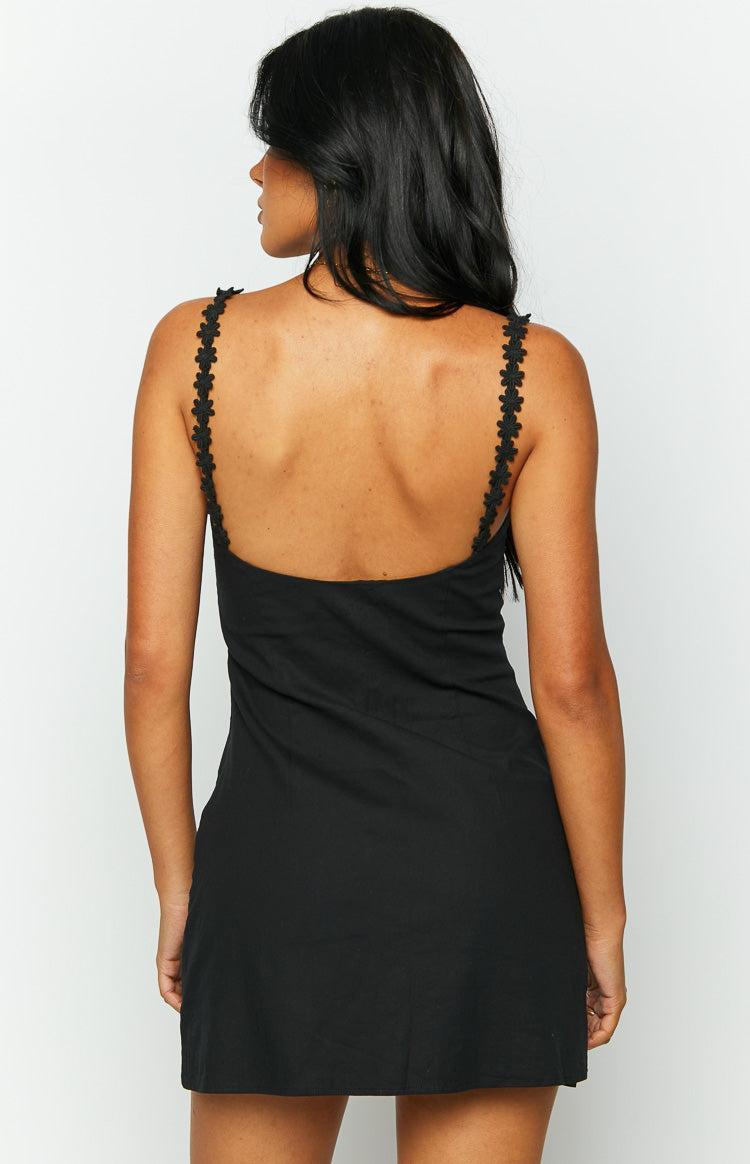 Marbelle Black Mini Dress Product Image