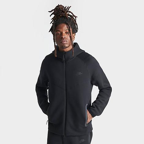 Nike Mens Nike Tech Fleece Full-Zip Hoodie - Mens Black/Black Product Image