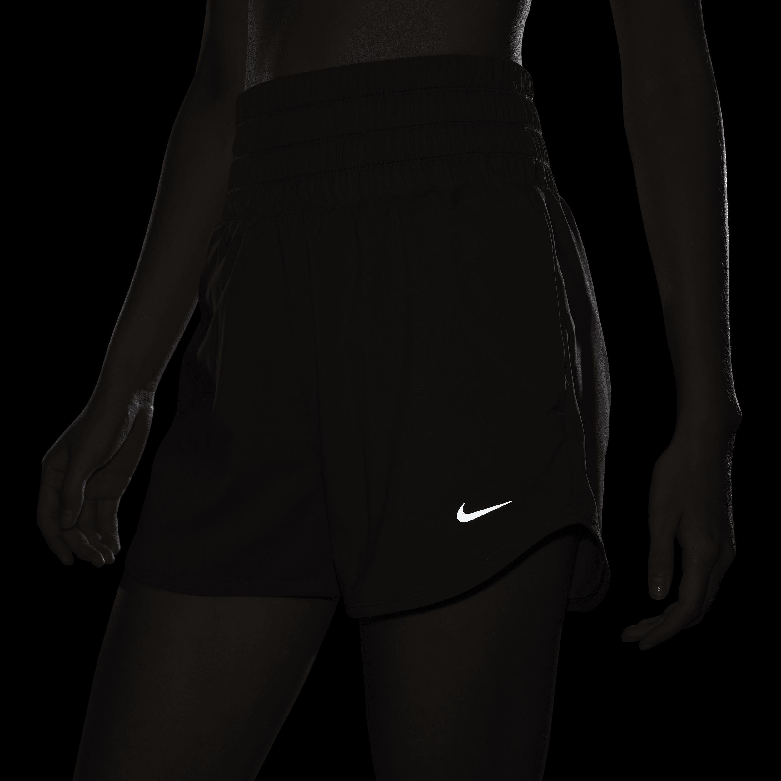 Nike Women's One Dri-FIT Ultra High-Waisted 3" Brief-Lined Shorts Product Image