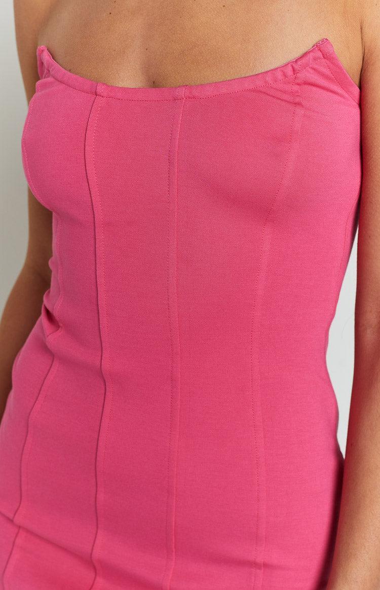 Sara Pink Mini Dress Product Image