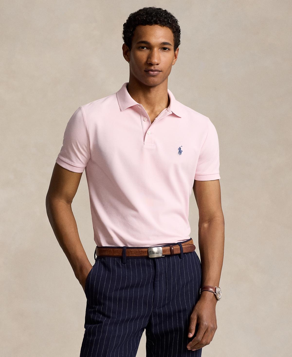 Polo Ralph Lauren Mens Classic-Fit Stretch Mesh Polo Shirt Product Image