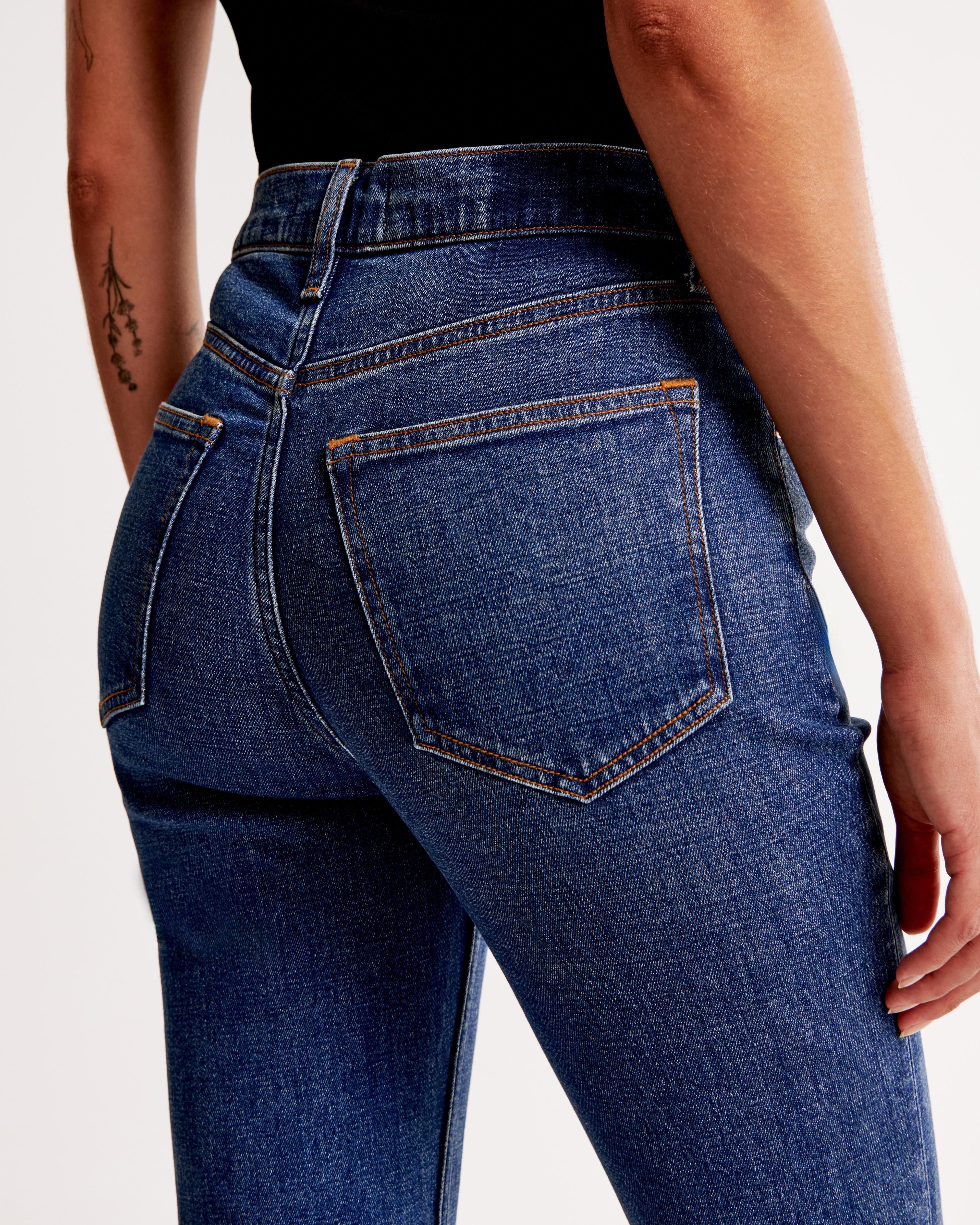 Ultra High Rise Ankle Straight Jean Product Image