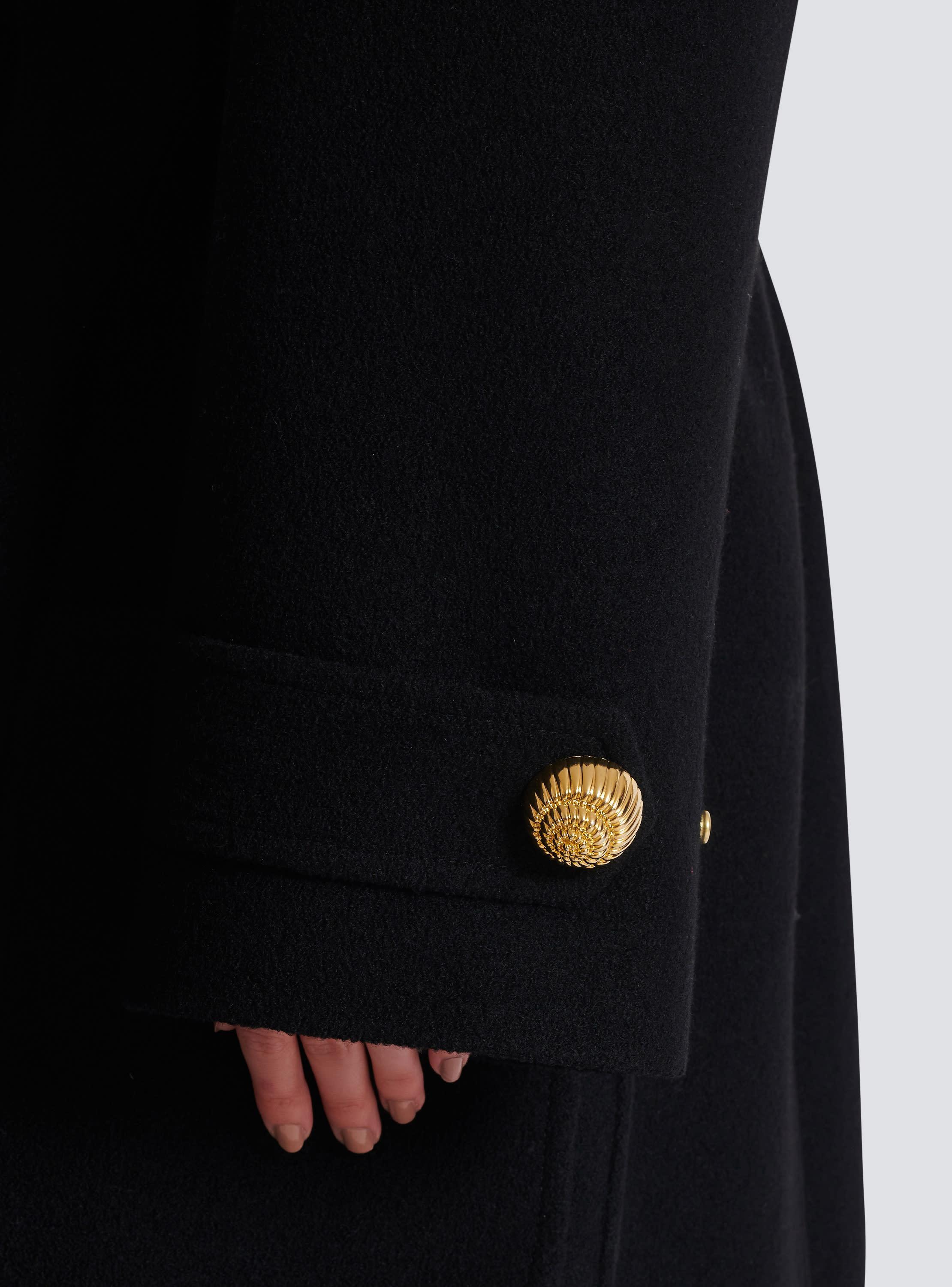 Wool button-down trench coat Product Image