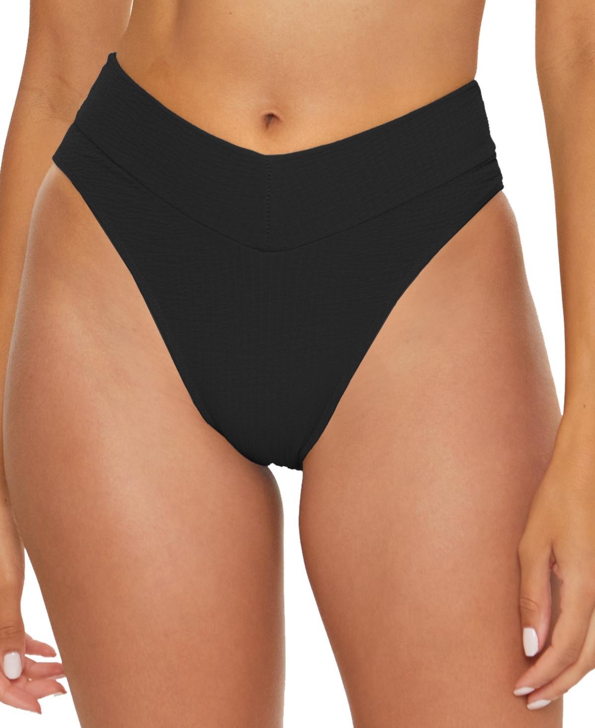 Becca Womens Pucker Up High Waist Bikini Bottom Product Image