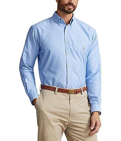 Polo Ralph Lauren Mens Big & Tall Performance Oxford Shirt Product Image