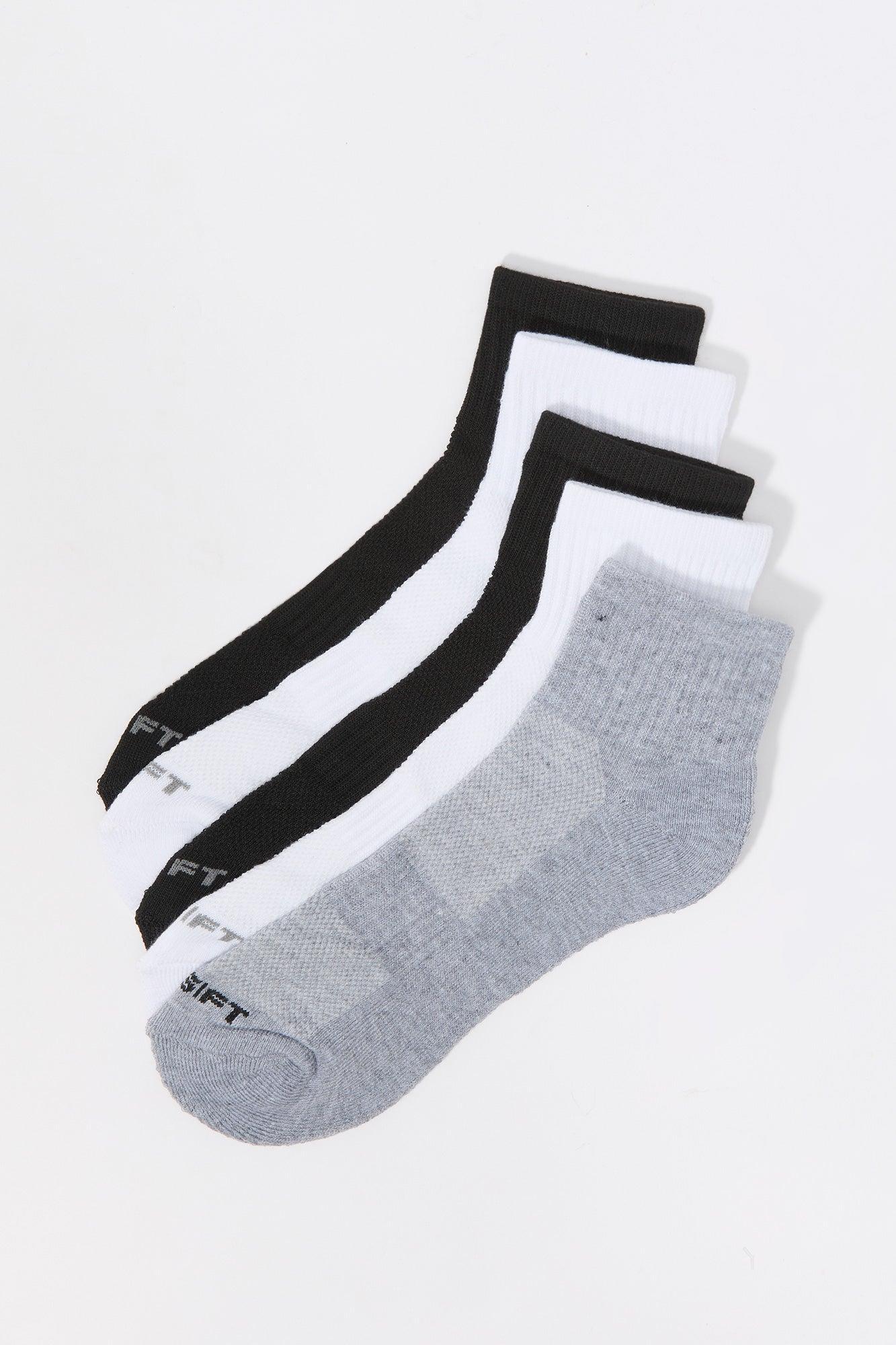 Everyday Athletic Quarter Socks (5 Pack) Male Product Image