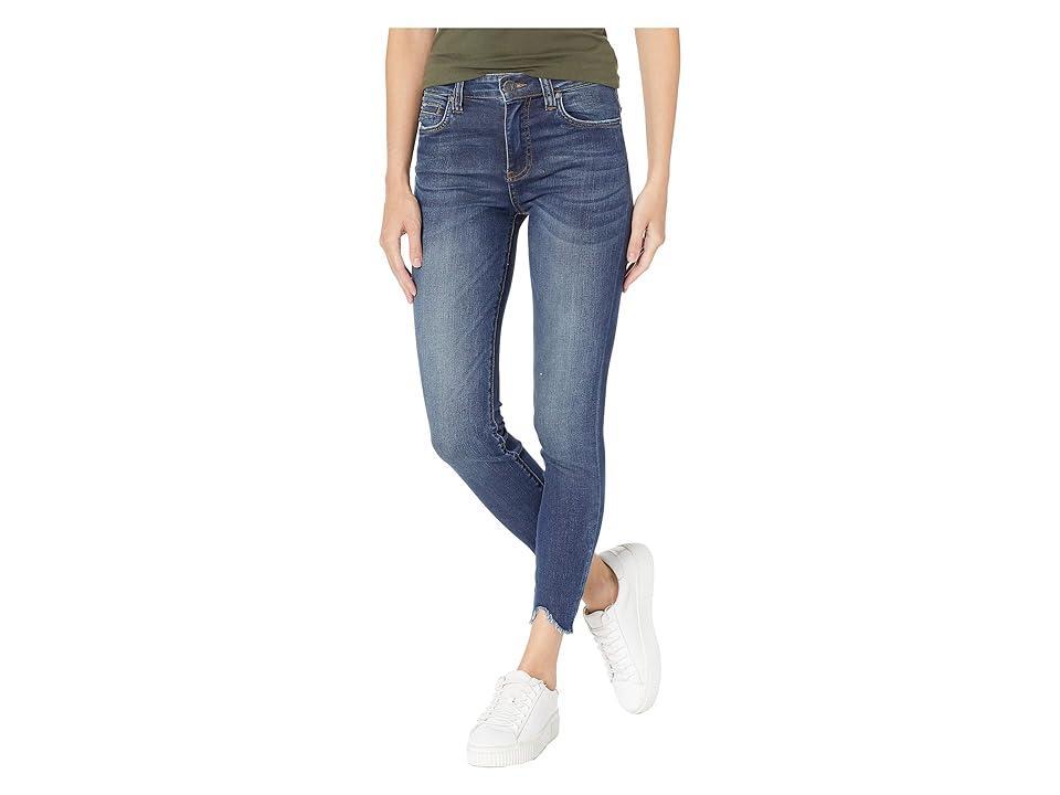 KUT from the Kloth Connie High-Rise Ankle Jeans (Behave w/ Dark Stone Base Wash) Women's Jeans Product Image