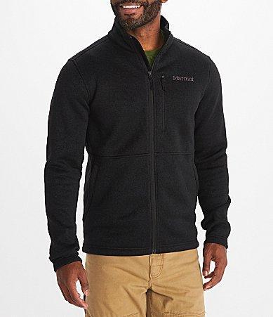 Marmot Long Sleeve Drop Line Sweater Knit Fleece Jacket Product Image