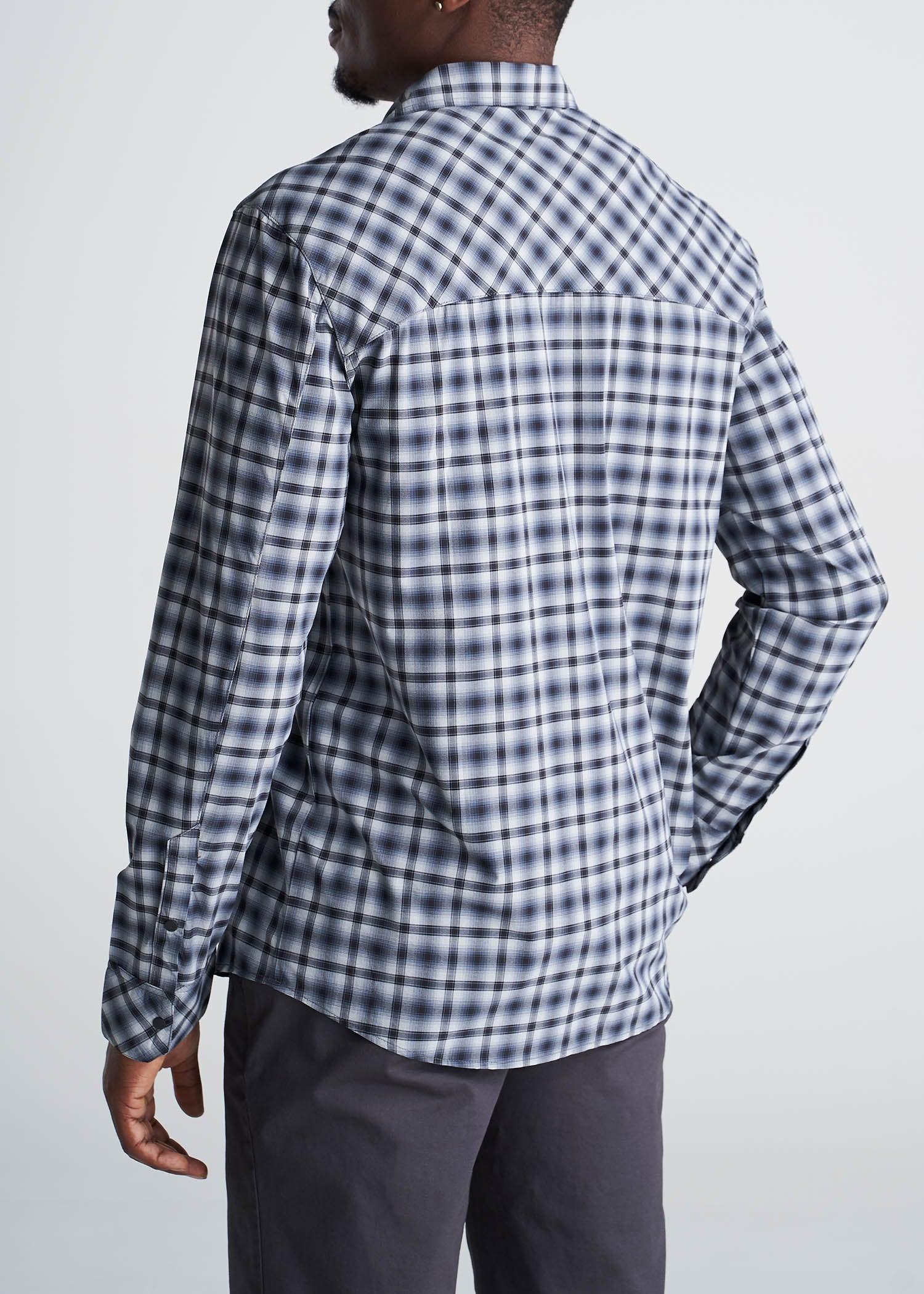 Tall Men's Ultra Lightweight Snap-Front Shirt in Midnight Canyon Male Product Image