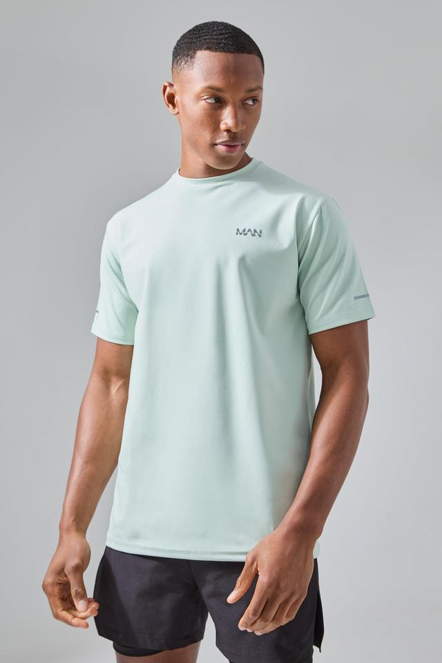 Man Active Performance T-shirt | boohooMAN USA Product Image