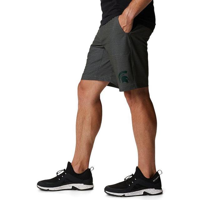 Mens Columbia Gray Michigan State Spartans Twisted Creek Omni-Shield Shorts Product Image