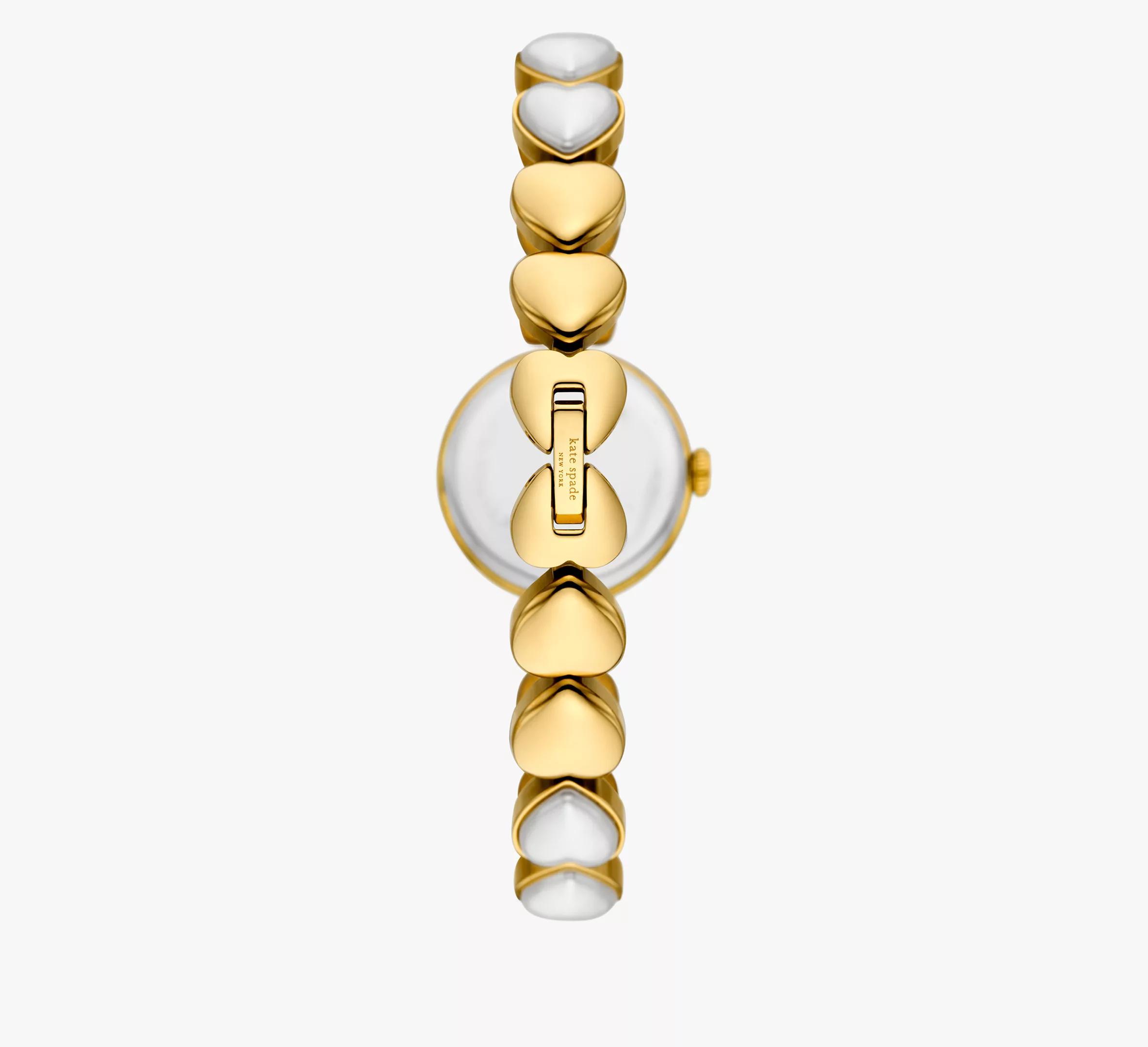 Monroe Heart Pearl Bracelet Watch Product Image