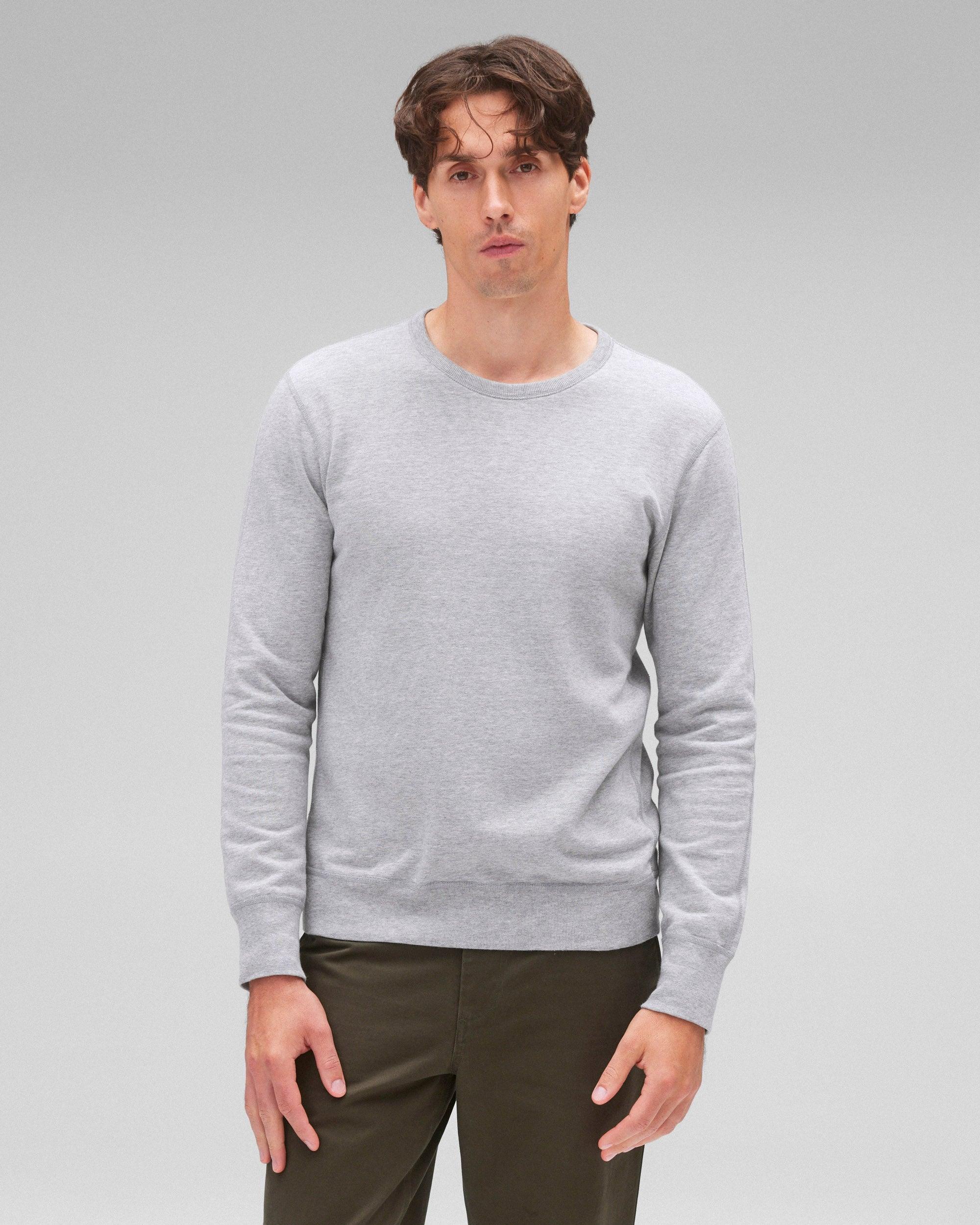 Lightweight Terry Slim Crewneck Male Product Image