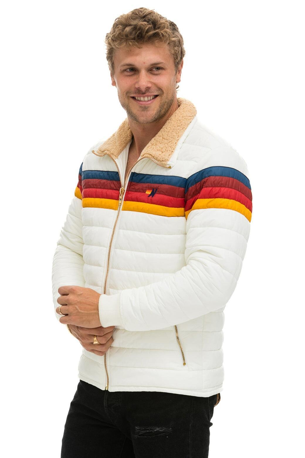 4 STRIPE JACKET -  WHITE Male Product Image