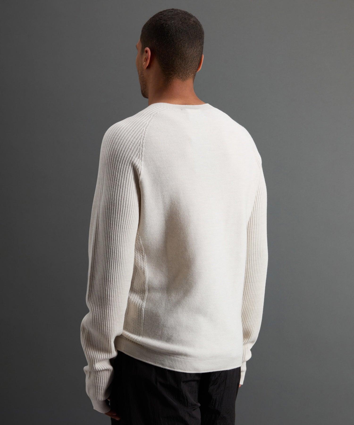 Todd Snyder X Woolrich Technical Merino Crewneck in Cream Product Image