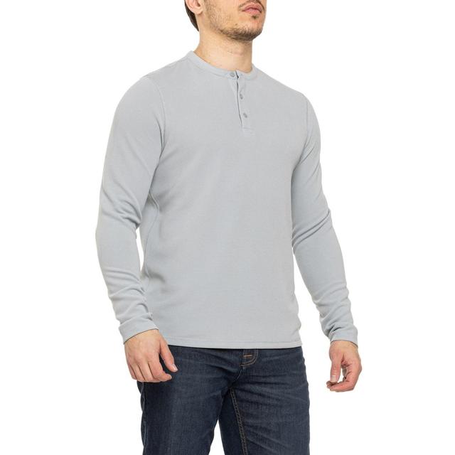 90 Degree by Reflex Supreme Waffle-Knit Airtech Henley Shirt - Long Sleeve Product Image