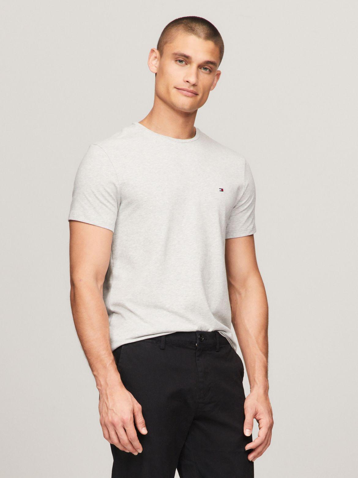 Tommy Hilfiger Men's Solid Slim Fit T-Shirt Product Image