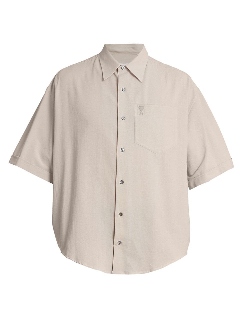 Mens Boxy Fit Short-Sleeve Shirt Product Image