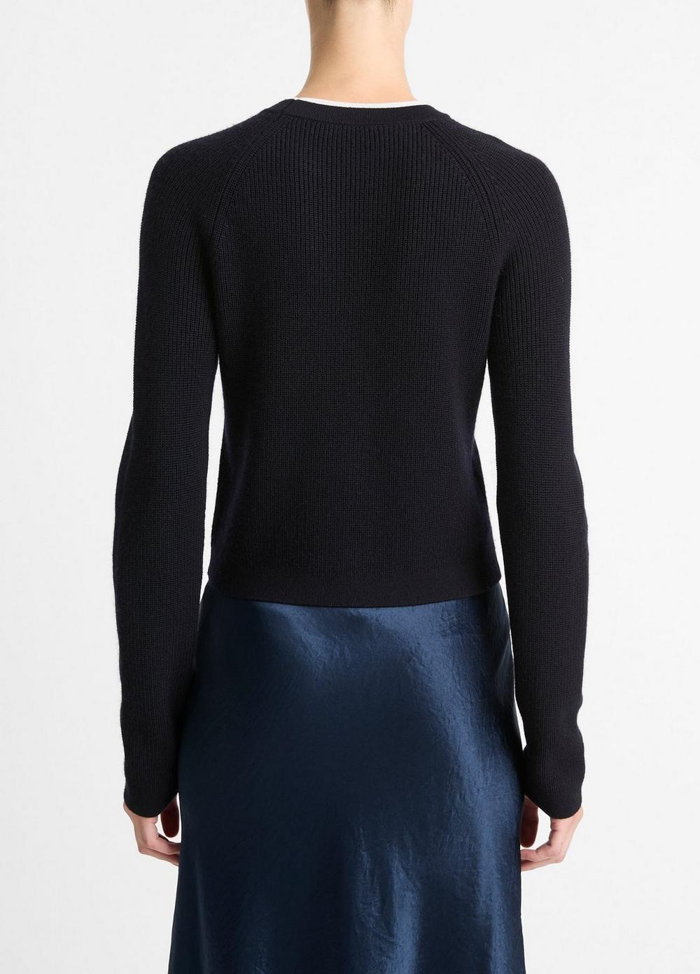 Wool-Cashmere Double-Neck Sweater Product Image