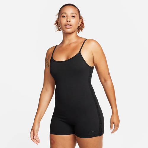 Nike Womens Nike NSW Onepiece Tape Leggings - Womens Black/Black product image