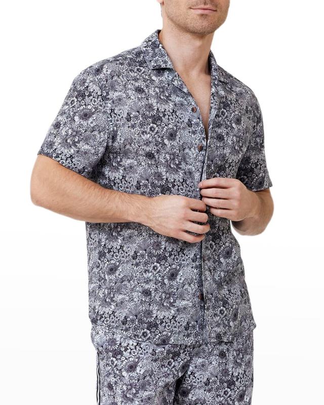 Mens Garden Viscose Camp Shirt Product Image