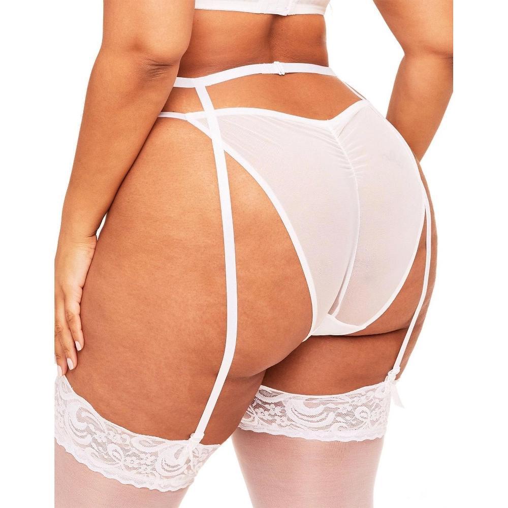 Adore Me Women's Meadow Bikini Panty M / Bright White. Product Image