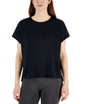 Women's Birdseye-Mesh Dolman-Sleeve Top, Created for Macy's Product Image