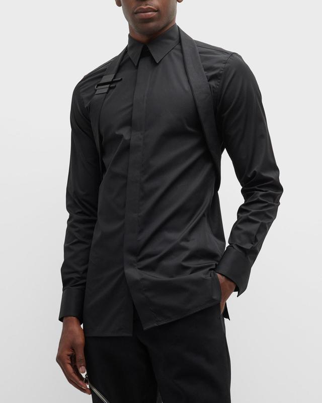 Mens Shirt in Poplin with U-Lock Harness Product Image