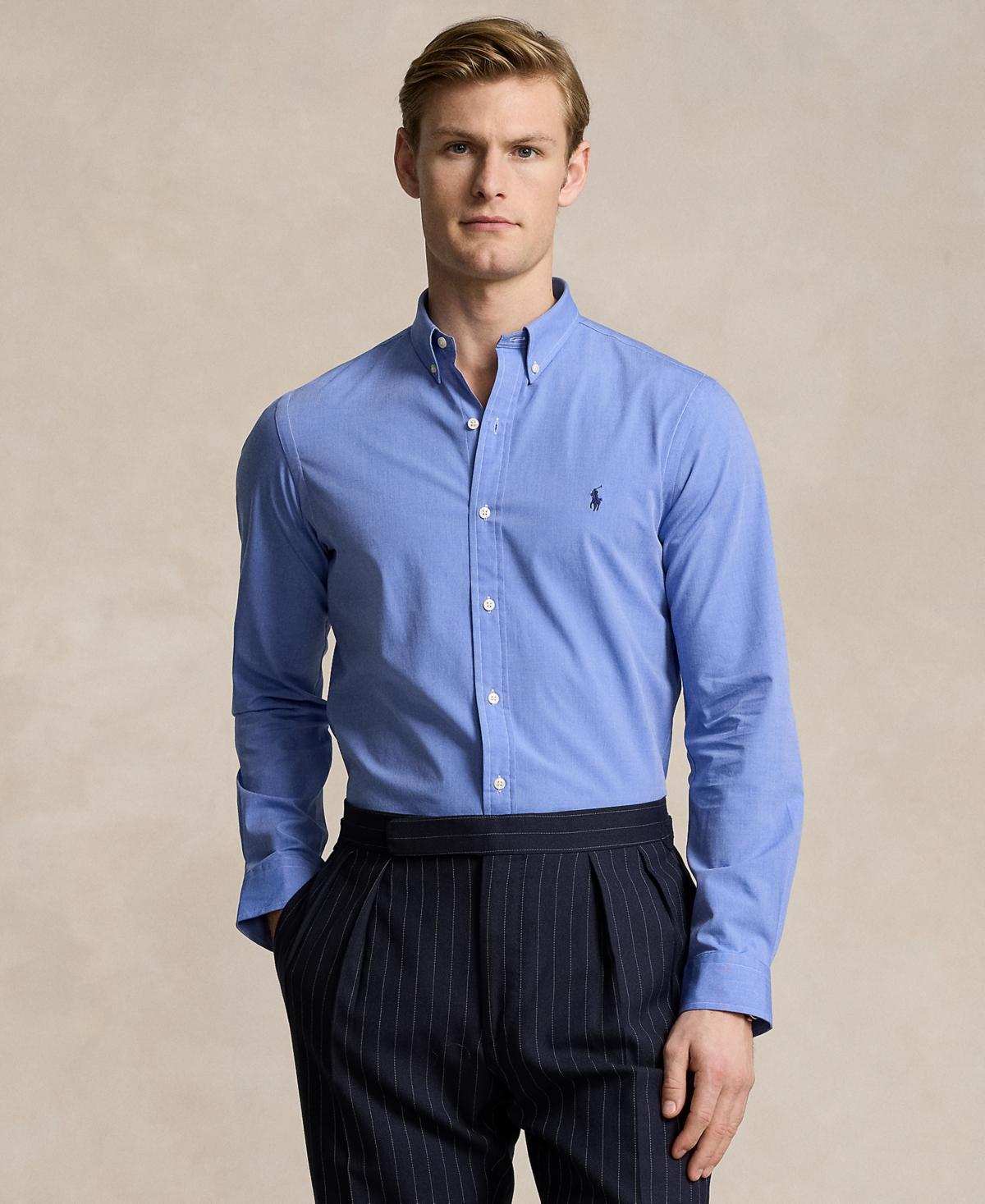 Polo Ralph Lauren Mens Slim-Fit Stretch Poplin Shirt Product Image