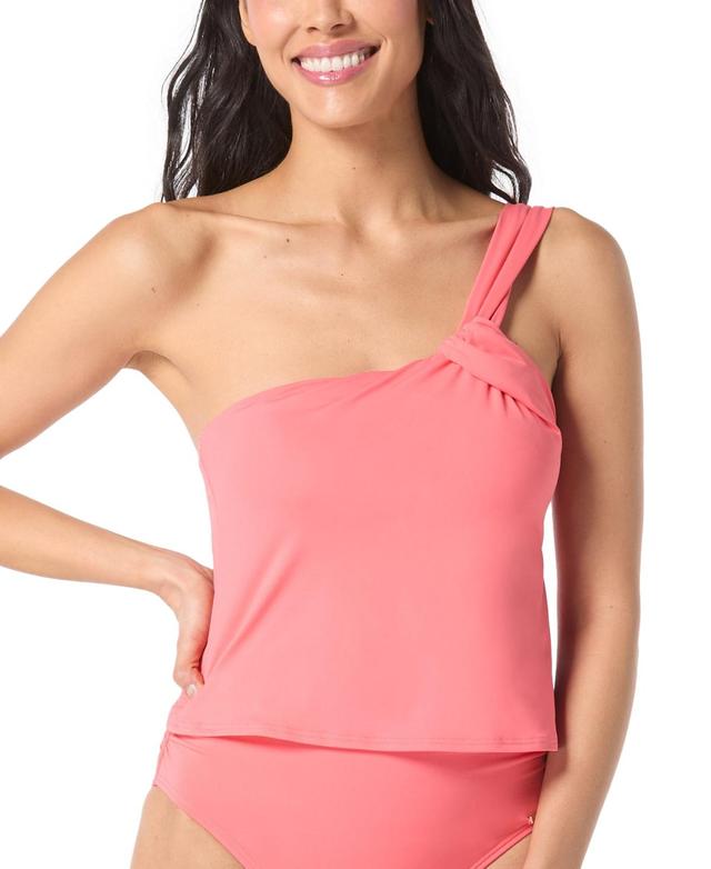 Vince Camuto Womens One-Shoulder Tankini Top Product Image