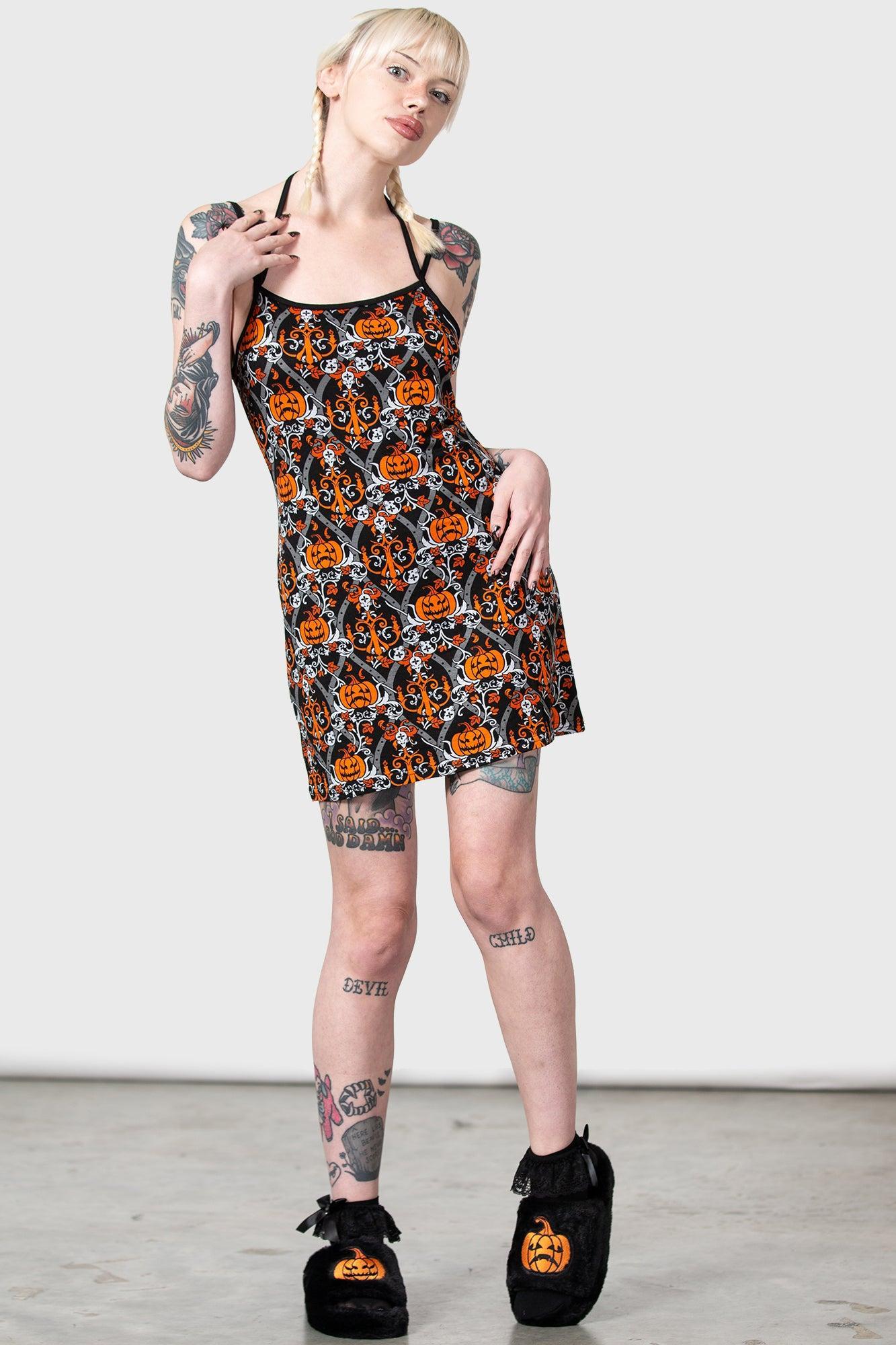 Autumn Slumber Slip Dress Female Product Image