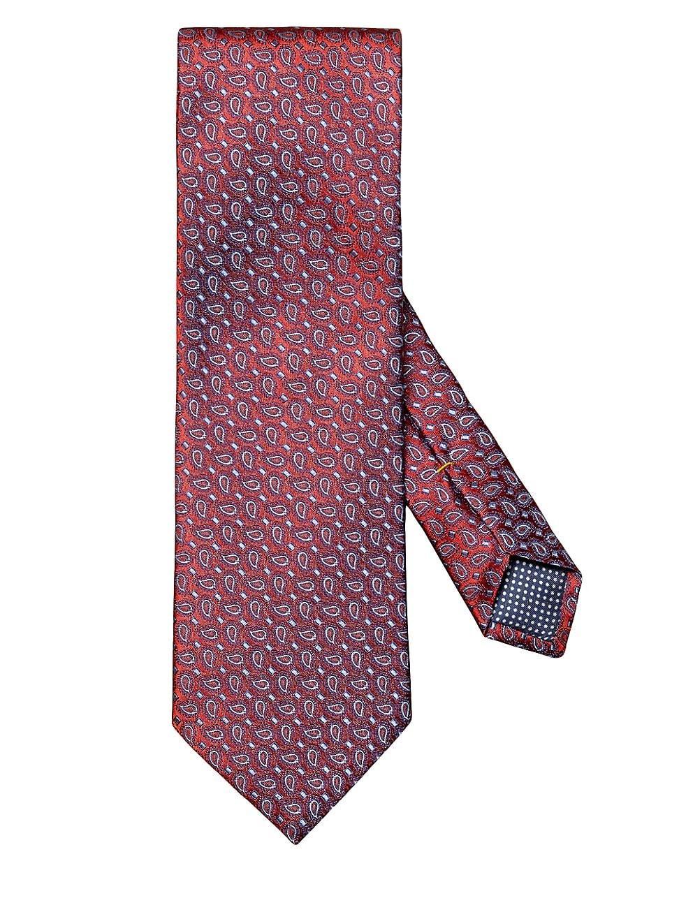 Mens Paisley Silk Tie Product Image