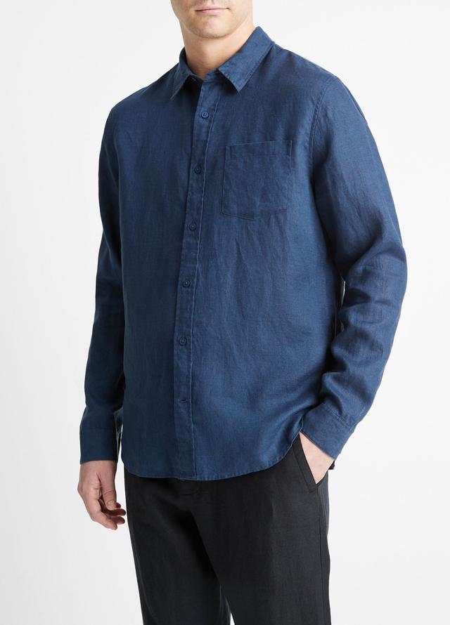 Linen Long-Sleeve Shirt Product Image