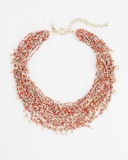 Seed Bead Bib Necklace Product Image