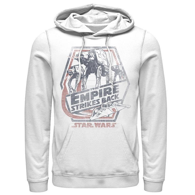 Mens Star Wars The Empire Strikes Back AT-AT Logo Hoodie Product Image