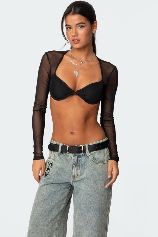 Lin Mesh Bra Top Product Image