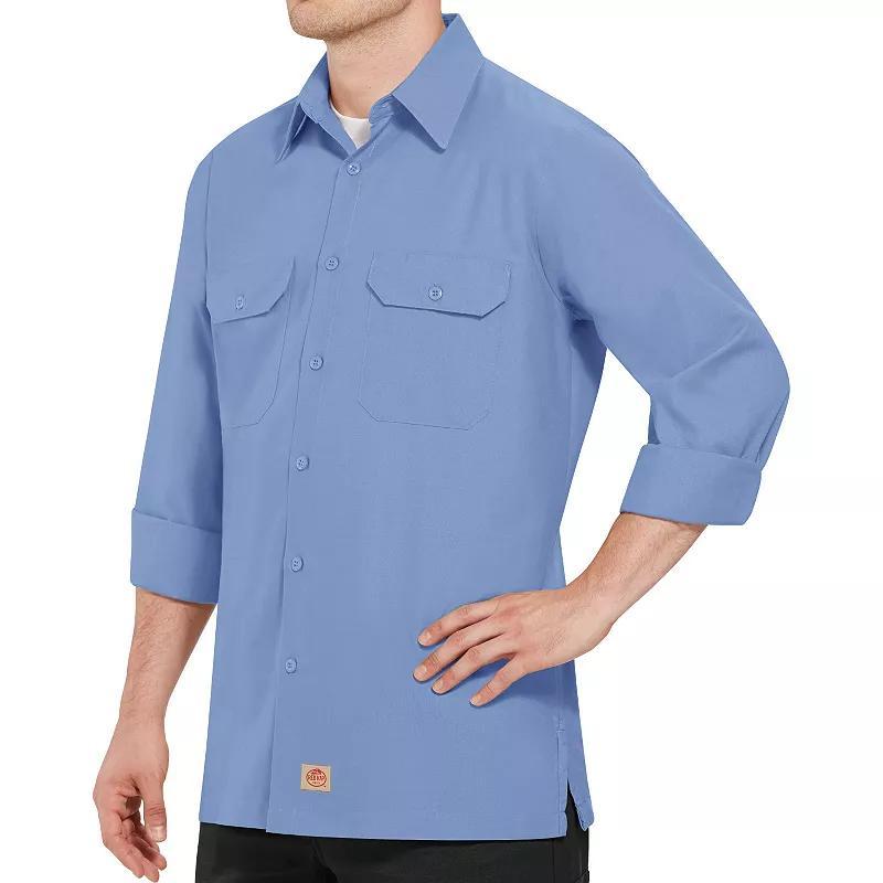 Mens Red Kap Classic-Fit Ripstop Work Shirt Product Image