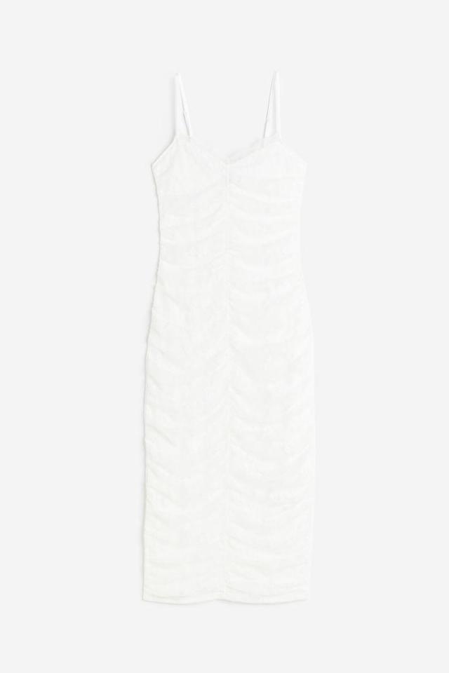 Gathered Lace Dress Product Image