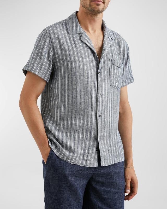 Mens Waimea Striped Camp Shirt Product Image