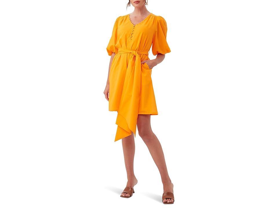 Trina Turk Malina Dress (Florida Orange) Women's Dress Product Image