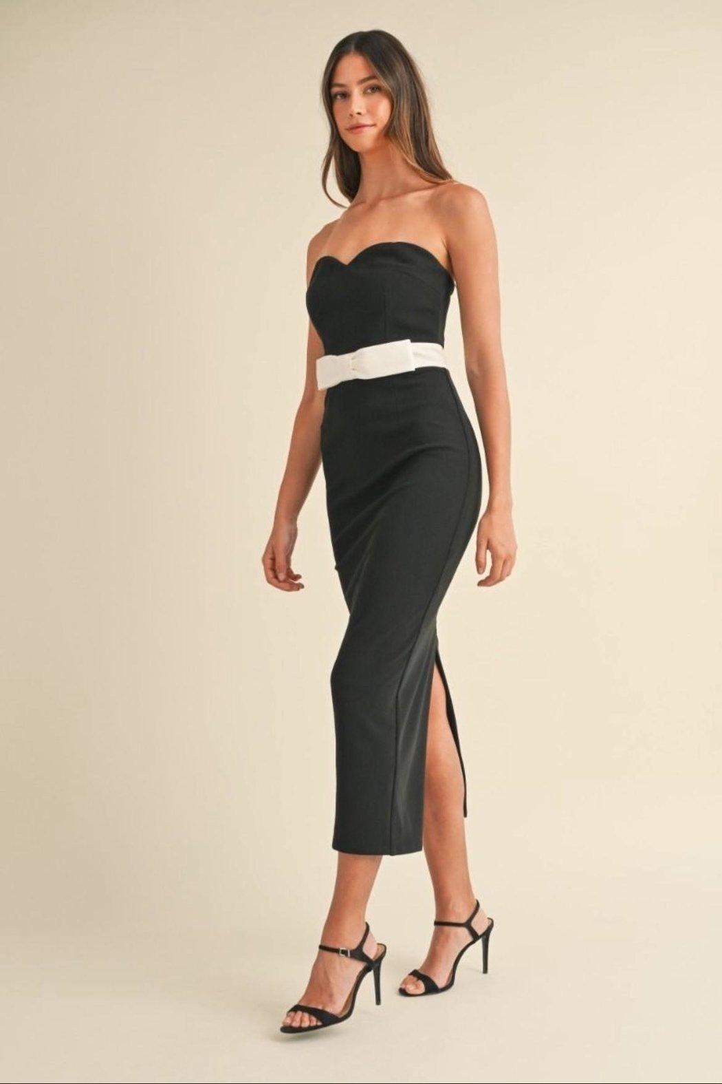 Strapless Midi Dress Product Image